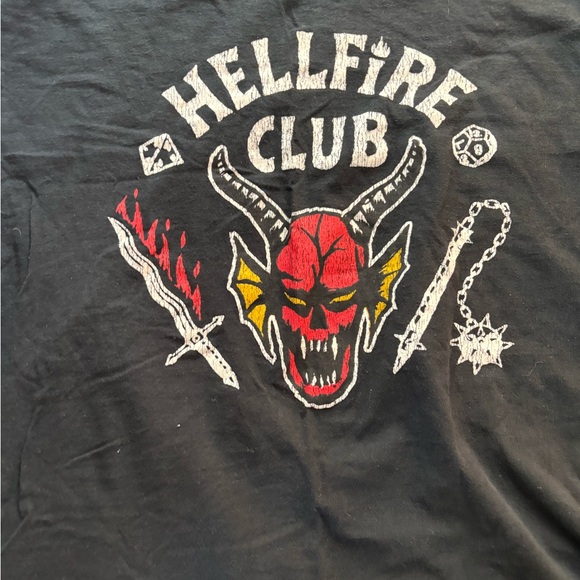 Black Hellfire Club T-Shirt - Picture 2 of 3
